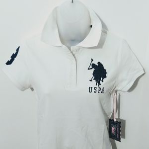 👕 U.S. Polo Assn| Women's Solid Pique Polo Shirt